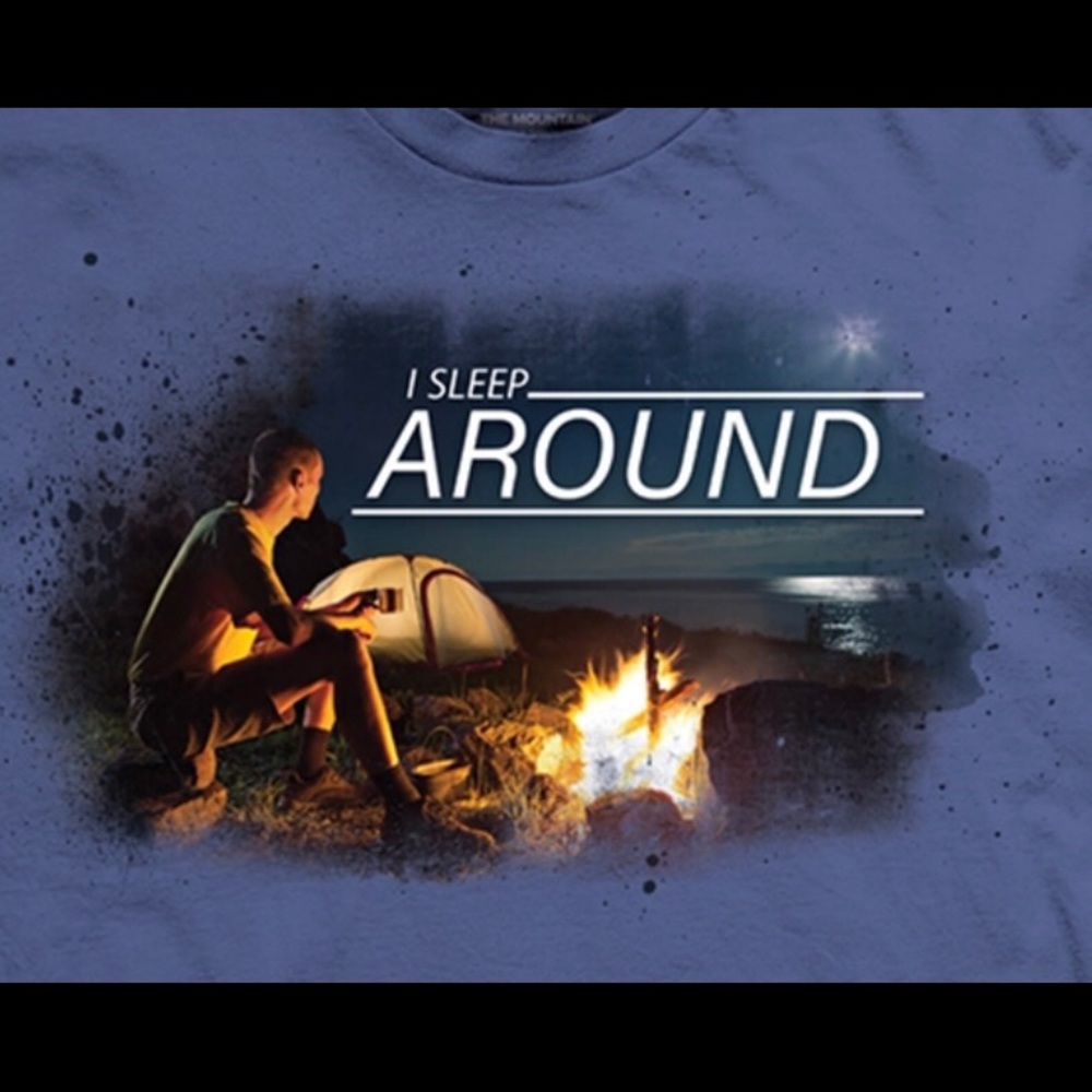 I Sleep Around The Mountain Tshirt Size XL